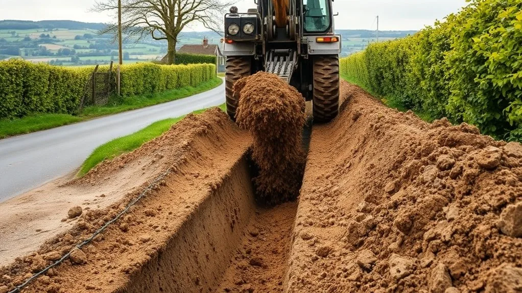 Chain Trenching in Paddock Wood | Fast, Clean Trench Excavation